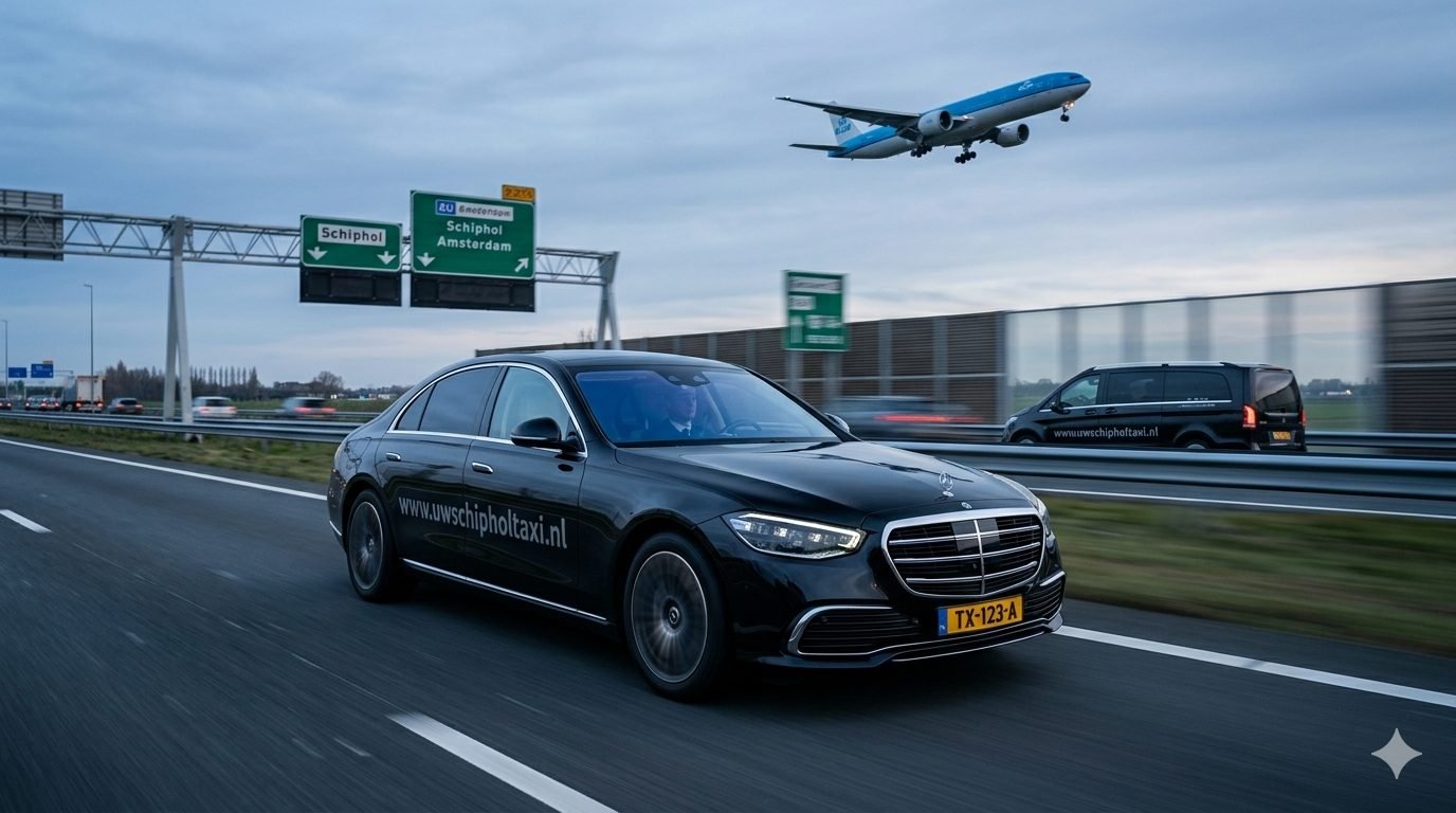 Zakelijke taxi bij WTC Amsterdam Zuidas naar Schiphol